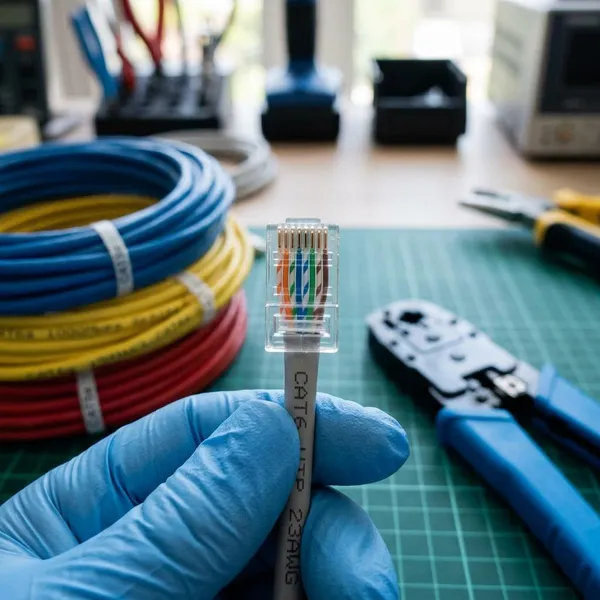 Colores RJ45 en Cat5e, Cat6 y Cat6a