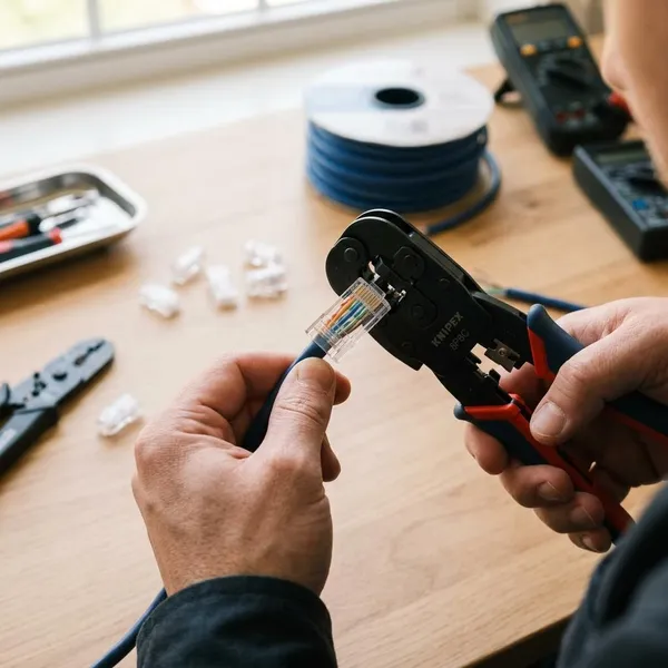 Cómo hacer un cable Ethernet paso a paso