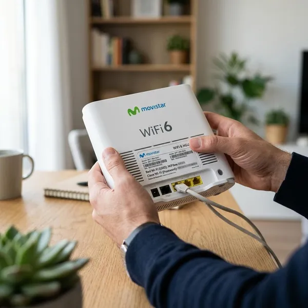 contraseña router wifi 6 movistar