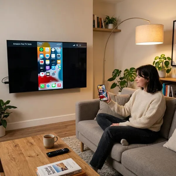 duplicar pantalla iphone en fire tv stick