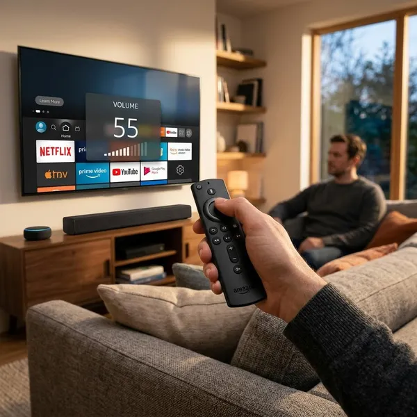 fire tv stick subir volumen