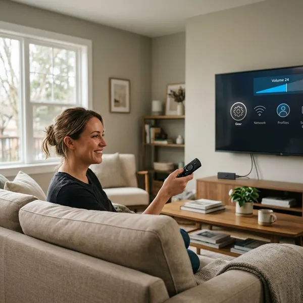 Configurar el mando Fire TV para volumen