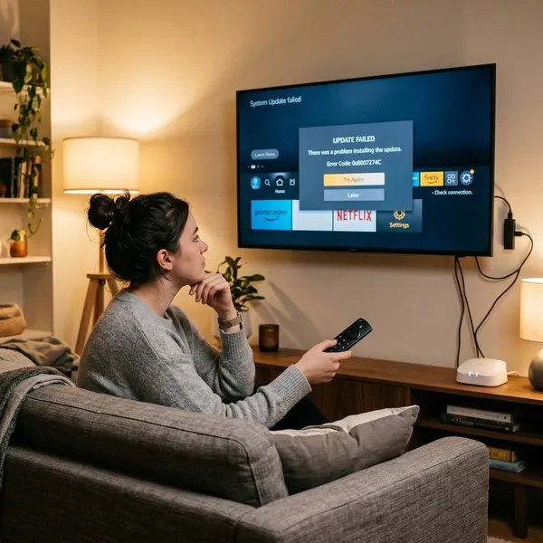 no es posible actualizar el fire tv stick 4k
