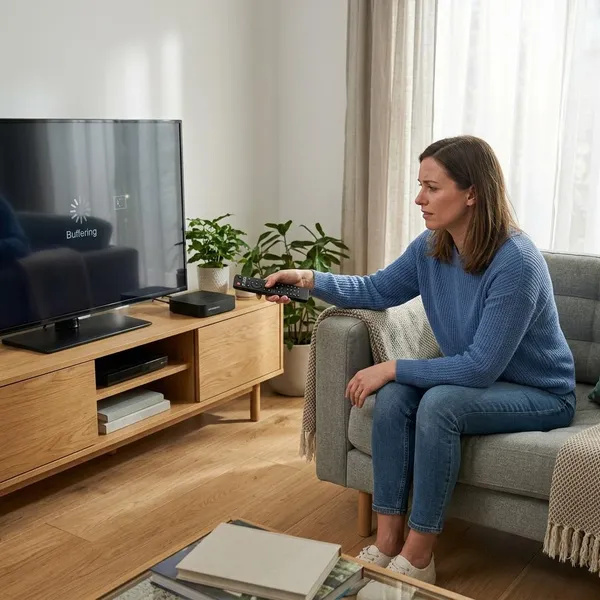 no puedo resetear tv box con mando