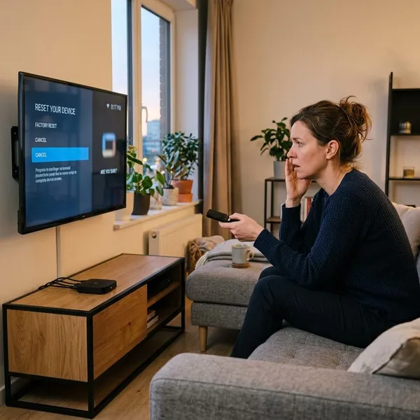Después de resetear el TV Box