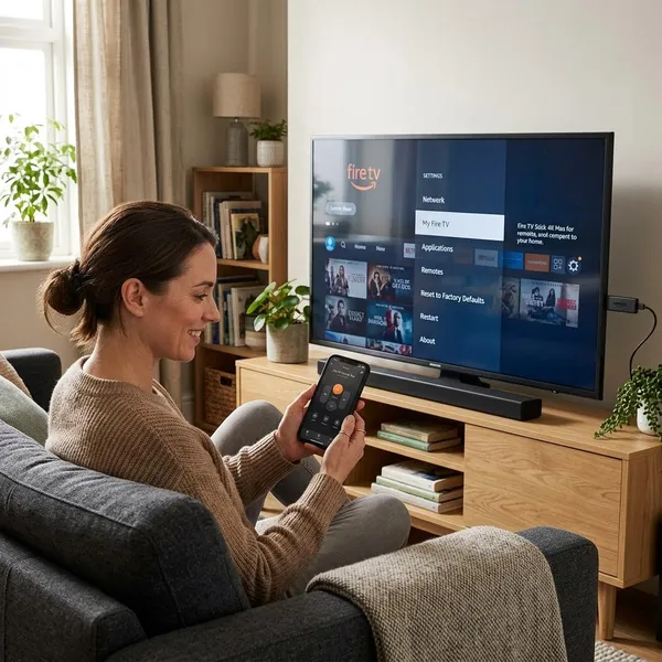 Usar la app Fire TV como mando